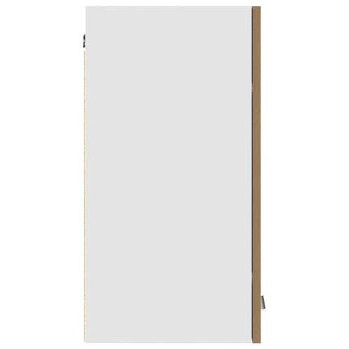 Vægskab til køkken 60x31x60 cm konstrueret træ kunsteg