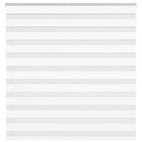 Zebragardin hvid 145x150 cm stofbredde 140,9 cm polyester