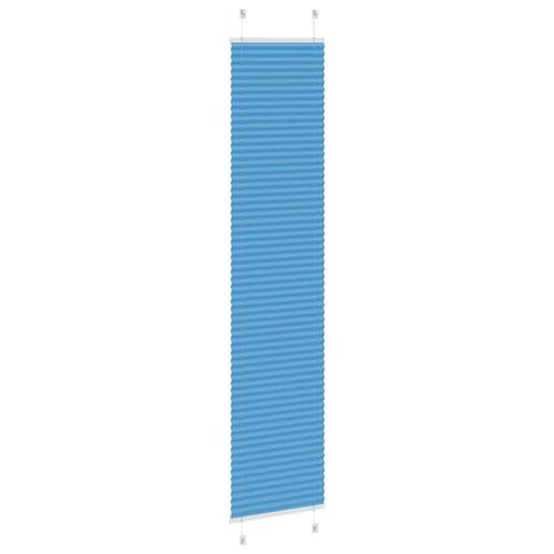 Plisségardin Blå 50x200 cm Stofbredde 49,4 cm Polyester
