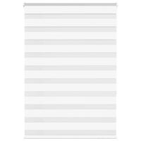 Zebragardin hvid 105x150 cm stofbredde 100,9 cm polyester