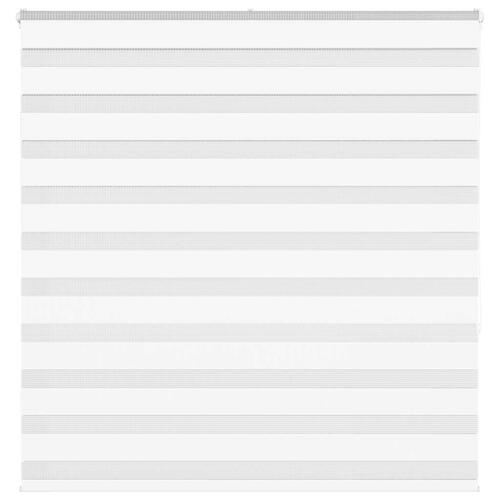 Zebragardin hvid 140x150 cm stofbredde 135,9 cm polyester