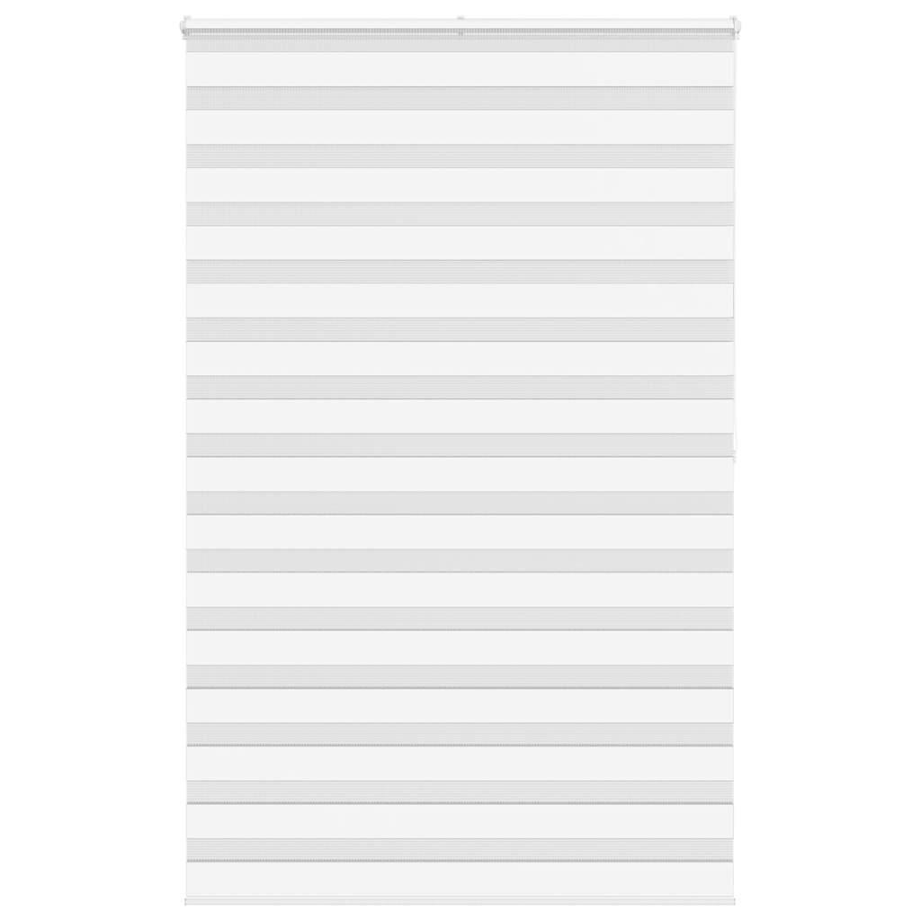 Zebragardin hvid 140x200 cm stofbredde 135,9 cm polyester