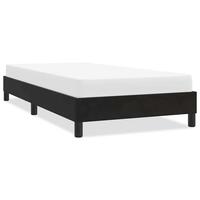 Sengeramme uden madras 100x210 cm fløjl sort