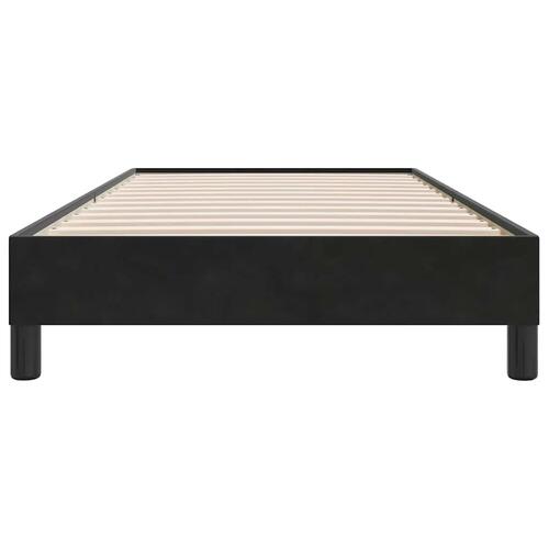Sengeramme uden madras 100x210 cm fløjl sort