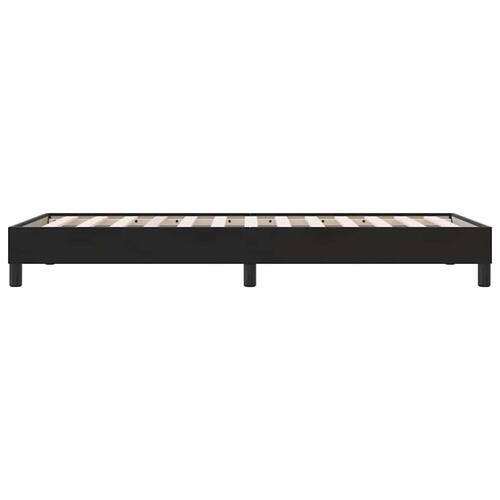 Sengeramme uden madras 90x210 cm fløjl sort