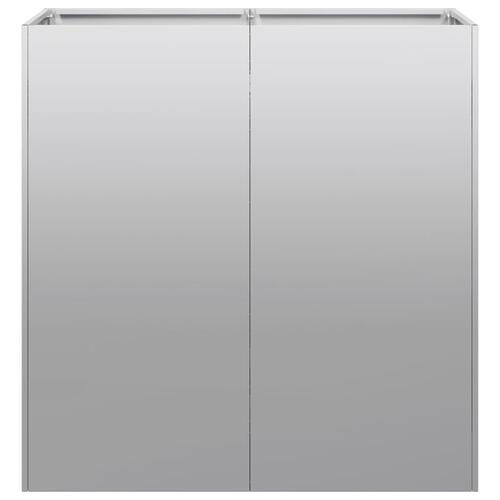 Plantekasse 80x40x80 cm galvaniseret stål