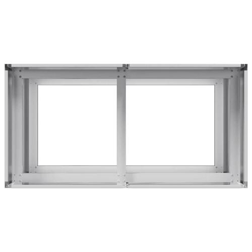 Plantekasse 80x40x80 cm galvaniseret stål