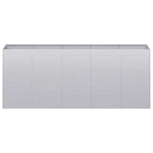 Plantekasse 200x40x80 cm galvaniseret stål