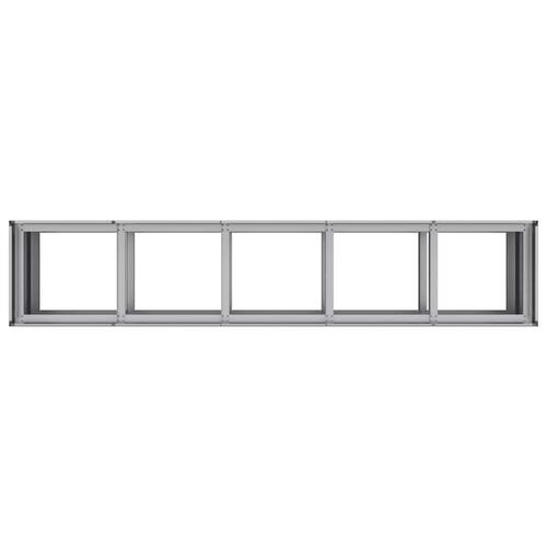 Plantekasse 200x40x80 cm galvaniseret stål