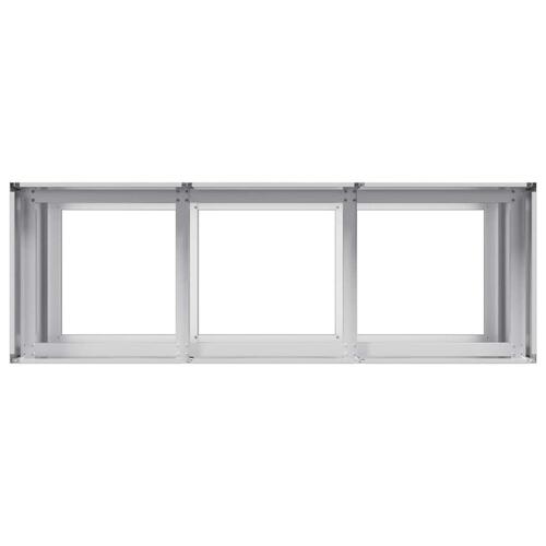 Plantekasse 120x40x80 cm galvaniseret stål