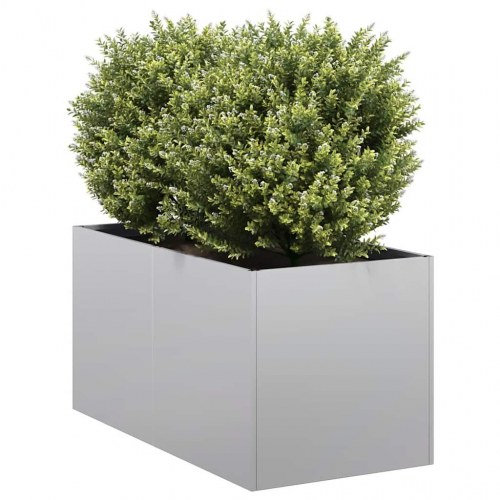 Plantekasse 40×80×40 cm i galvaniseret stål - højbed til have og terrasse
