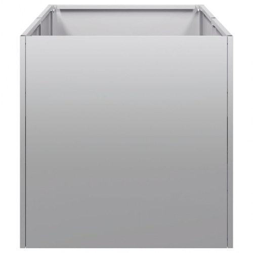 Plantekasse 40×80×40 cm i galvaniseret stål - højbed til have og terrasse