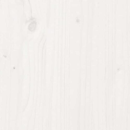 Højskab 89x34x116,5 cm massivt fyrretræ hvid