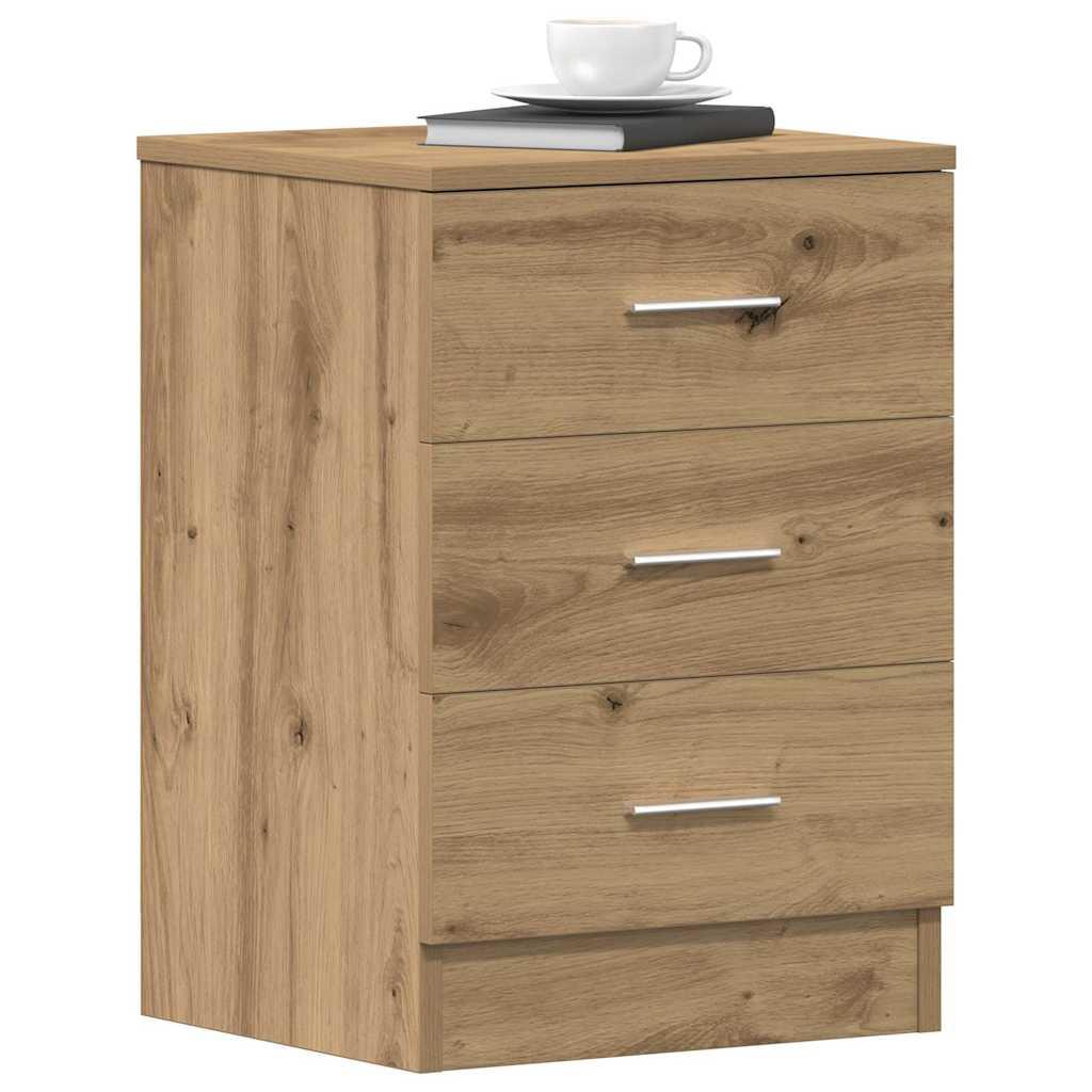 Sengebord 38X35X56 Cm Konstrueret Træ - 2 / artisan eg