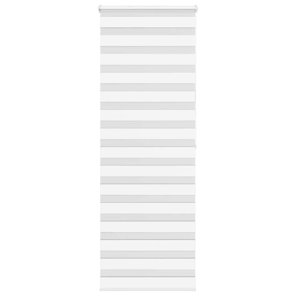 Zebragardin hvid 80x200 cm stofbredde 75,9 cm polyester