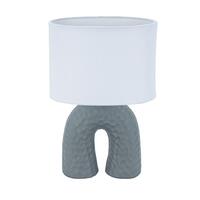 Bordlampe Versa Grå Keramik 18 x 28 cm