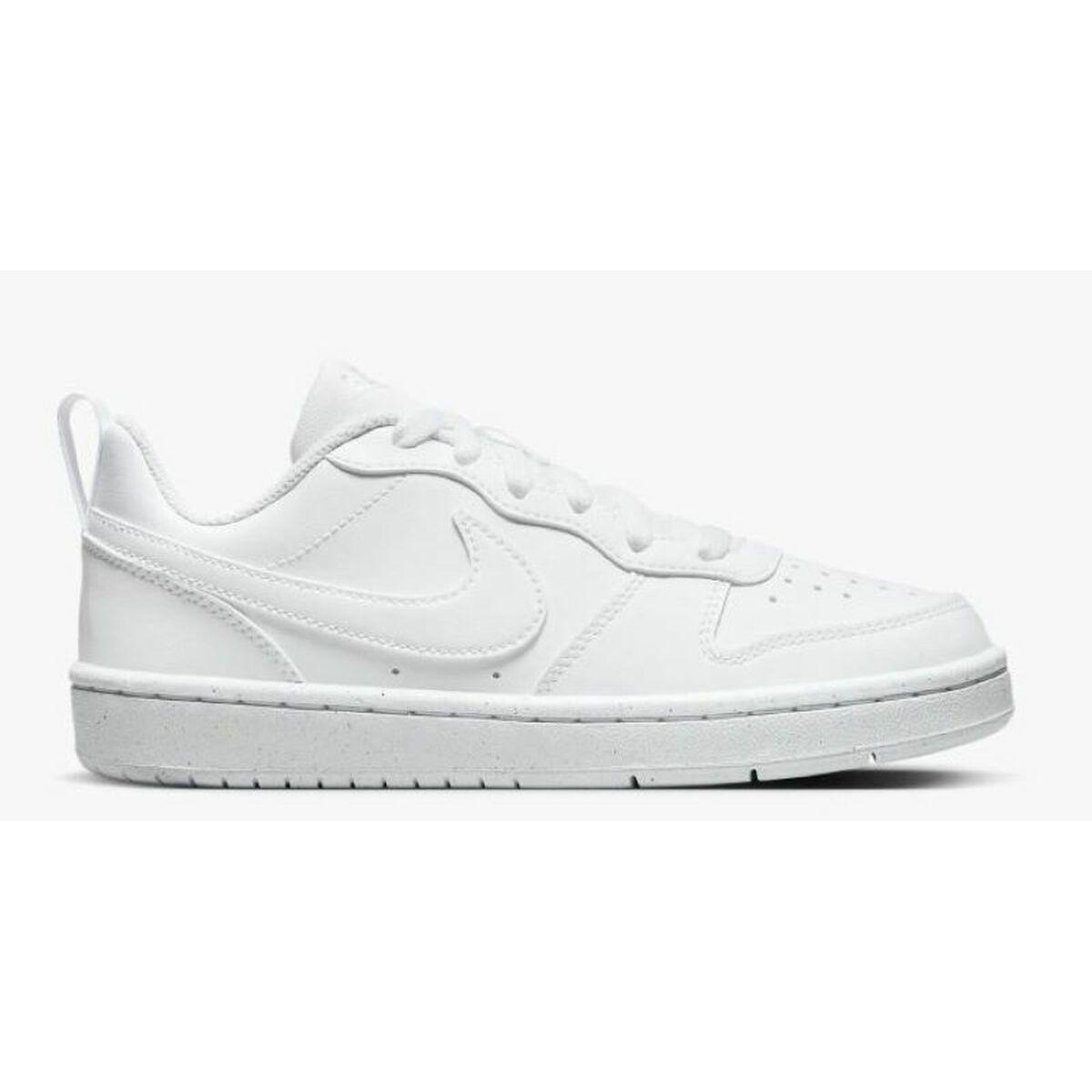 Nike Court Borough Low Recraft BG børnesneakers - hvid, str. 38 billede