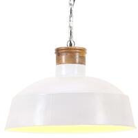 Industriel hængelampe 42 cm E27 hvid