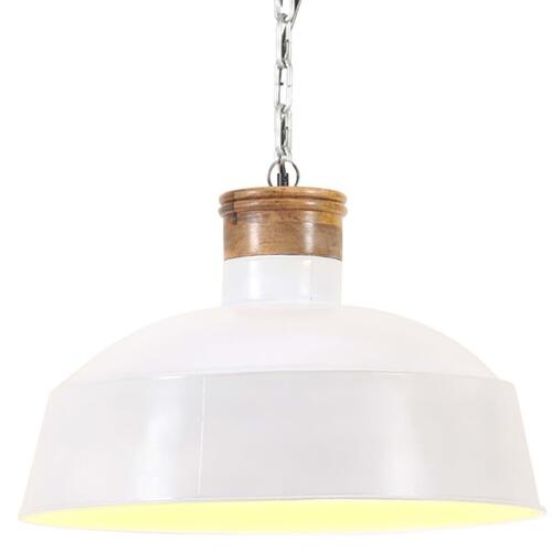 Industriel hængelampe 42 cm E27 hvid
