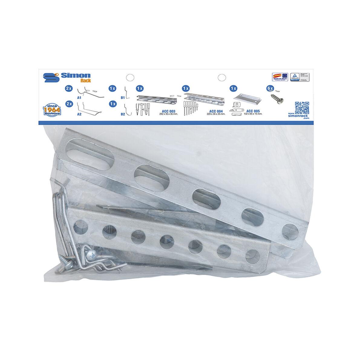 Simon Rack hyldesæt - industrielle hylder til væg