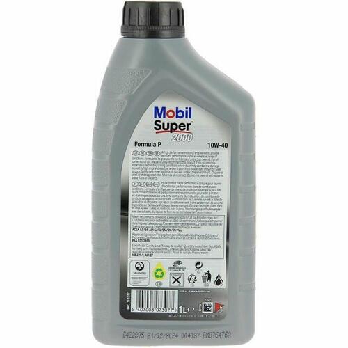 Motorolie til bil Mobil S2000 10W40 Formula-P 10W40 1 L