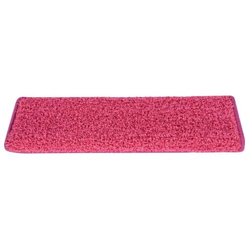15 stk. trappemåtter 65x21x4 cm pink
