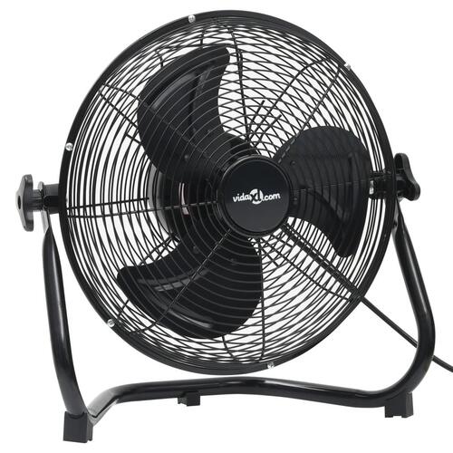 Gulvventilator 60 cm 3 hastigheder 120 W sort