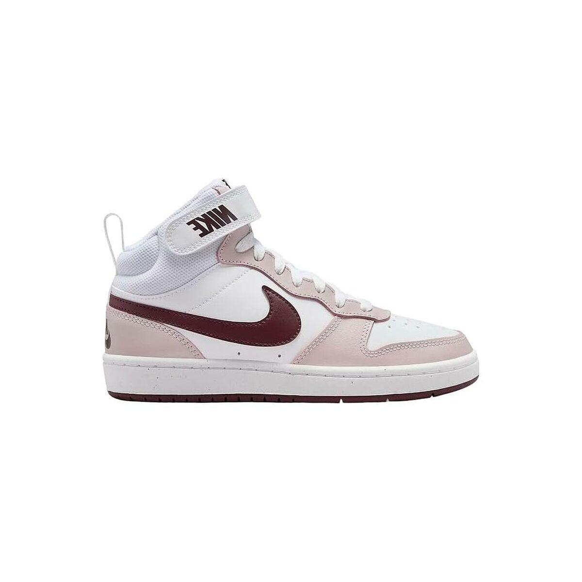 Kondisko til Børn Nike COURT BOROUGH MID 2 BG CD7782 118 Hvid 39