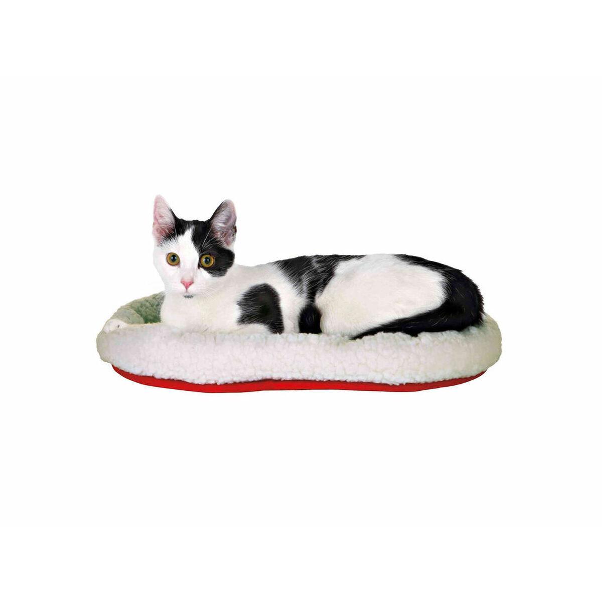 Cat Bed Trixie Hvid Rød 47 × 38 cm