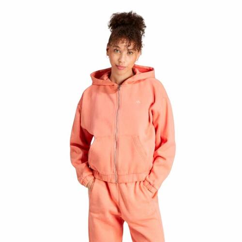 Hættetrøje til Kvinde Adidas All Szn Laksefarvet L