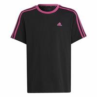 Børne Kortærmet T-shirt Adidas Essentials Sort 9-10 år