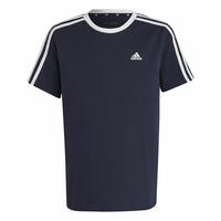 Kortærmet T-shirt Adidas 3S Badge of Sport Sort 11-12 år