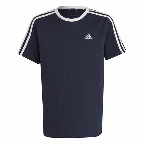 Kortærmet T-shirt Adidas 3S Badge of Sport Sort 11-12 år