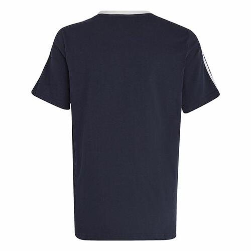Kortærmet T-shirt Adidas 3S Badge of Sport Sort 7-8 år