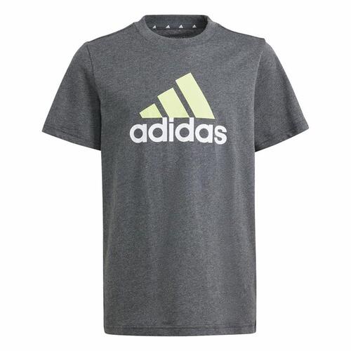 Børne Kortærmet T-shirt Adidas Essentials Big Logo Grå 15-16 år