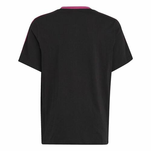 Børne Kortærmet T-shirt Adidas Essentials Sort 7-8 år