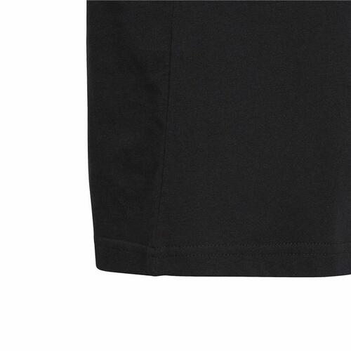 Børne Kortærmet T-shirt Adidas Essentials Sort 7-8 år