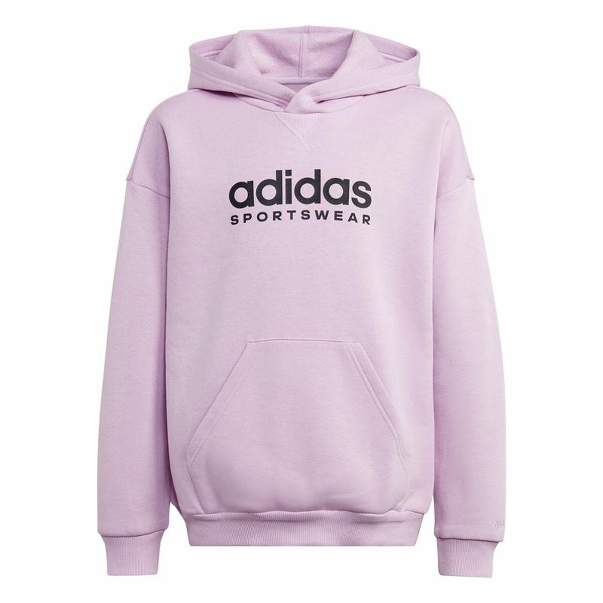Sweatshirt med hætte til piger Adidas All Szn Hd Pink 15-16 år