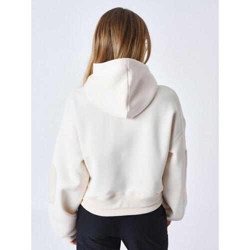 Hættetrøje til Kvinde Project X Paris F242034 CCIV Beige XS