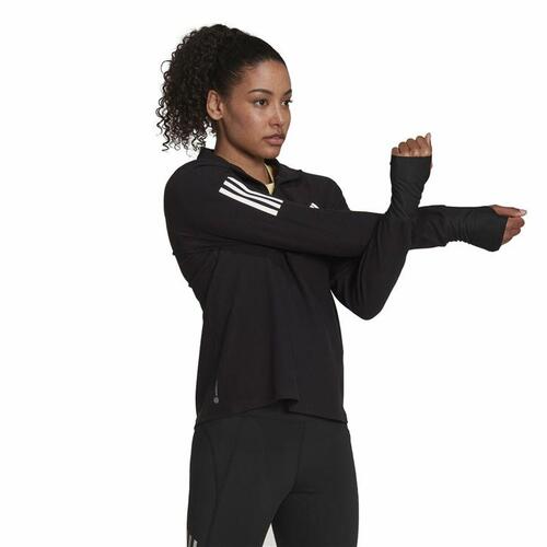 Sportsjakke Adidas Own The Run 1/2 Zip Sort XS