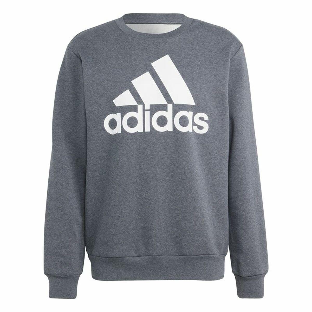 Sweaters uden Hætte til Mænd Adidas Bl Fl Grå S