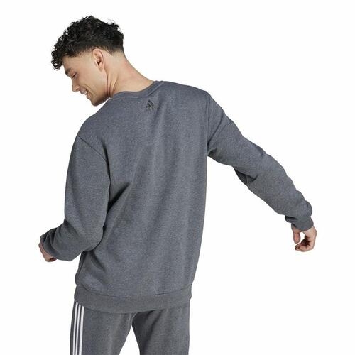 Sweaters uden Hætte til Mænd Adidas Bl Fl Grå XS