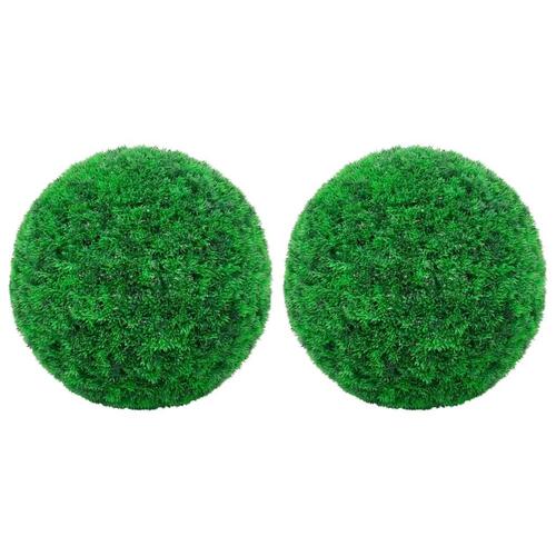 Kunstige buksbom 2 stk. 45 cm kugleformet