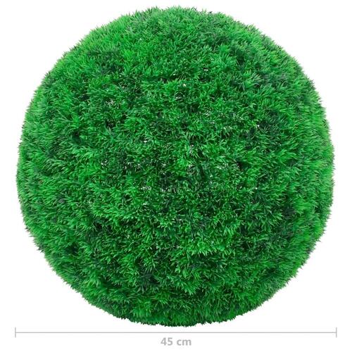 Kunstige buksbom 2 stk. 45 cm kugleformet