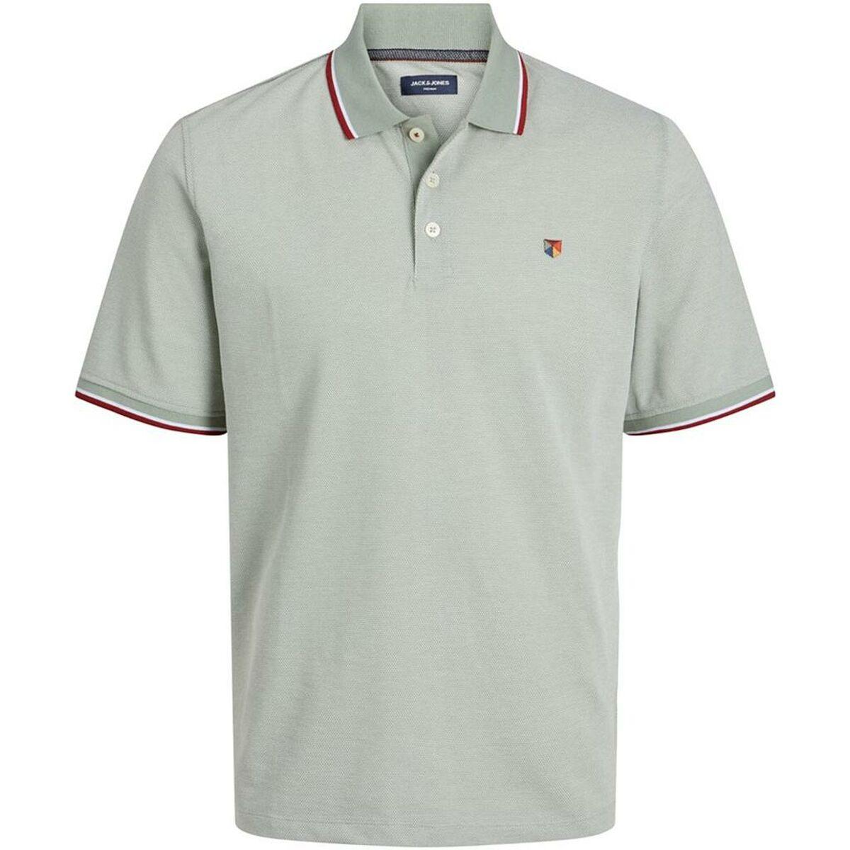 Kortærmet Polotrøje til Mænd Jack & Jones JPRBLUWIN POLO SS NOOS 12169064 Grøn S