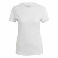 Kortærmet T-shirt til Kvinder Adidas 3S Hvid M