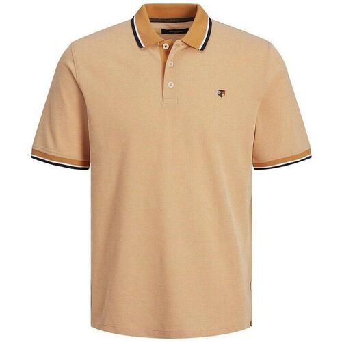Kortærmet Polotrøje til Mænd Jack & Jones JPRBLUWIN POLO SS NOOS 12169064 Orange S