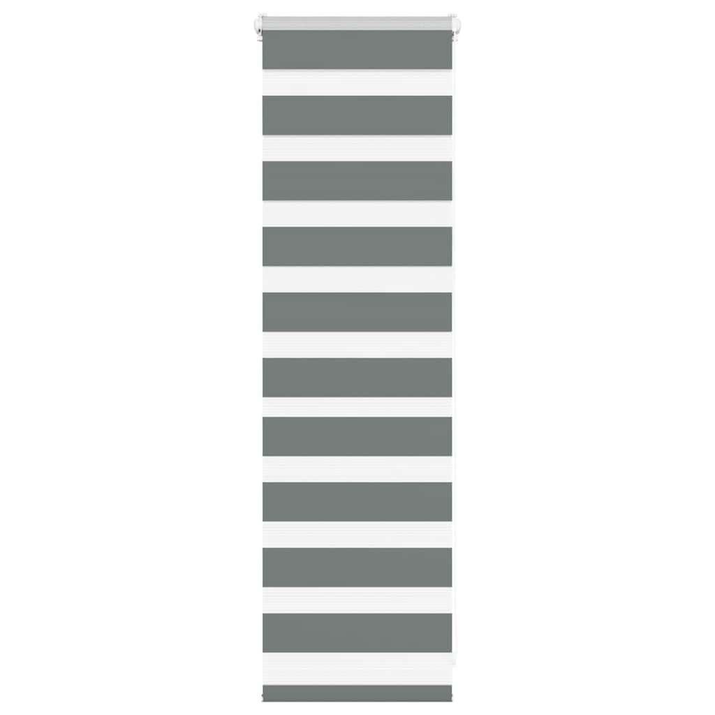 Zebragardin mørkegrå 45x100 cm stofbredde 40,9 cm polyester