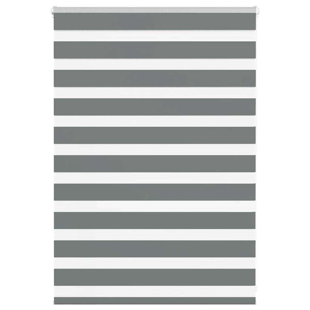 Zebragardin mørkegrå 100x100 cm stofbredde 95,9 cm polyester