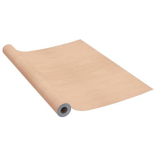 Selvklæbende folie til møbler 500x90 cm PVC lyst egetræ